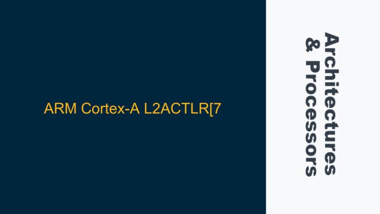 ARM Cortex-A L2ACTLR[7