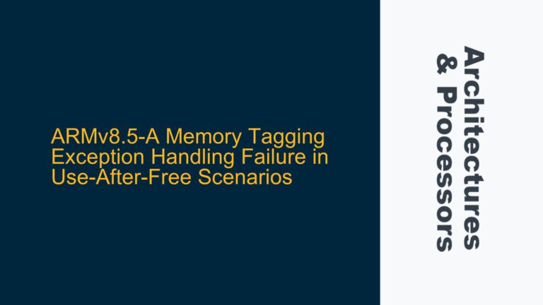 ARMv8.5-A Memory Tagging Exception Handling Failure in Use-After-Free Scenarios