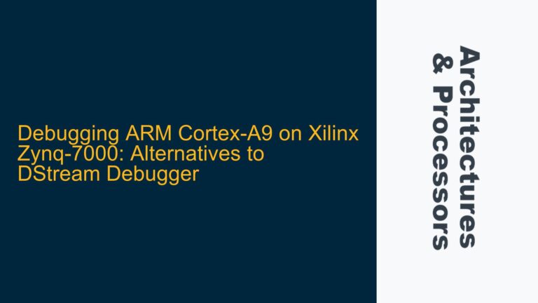 Debugging ARM Cortex-A9 on Xilinx Zynq-7000: Alternatives to DStream Debugger