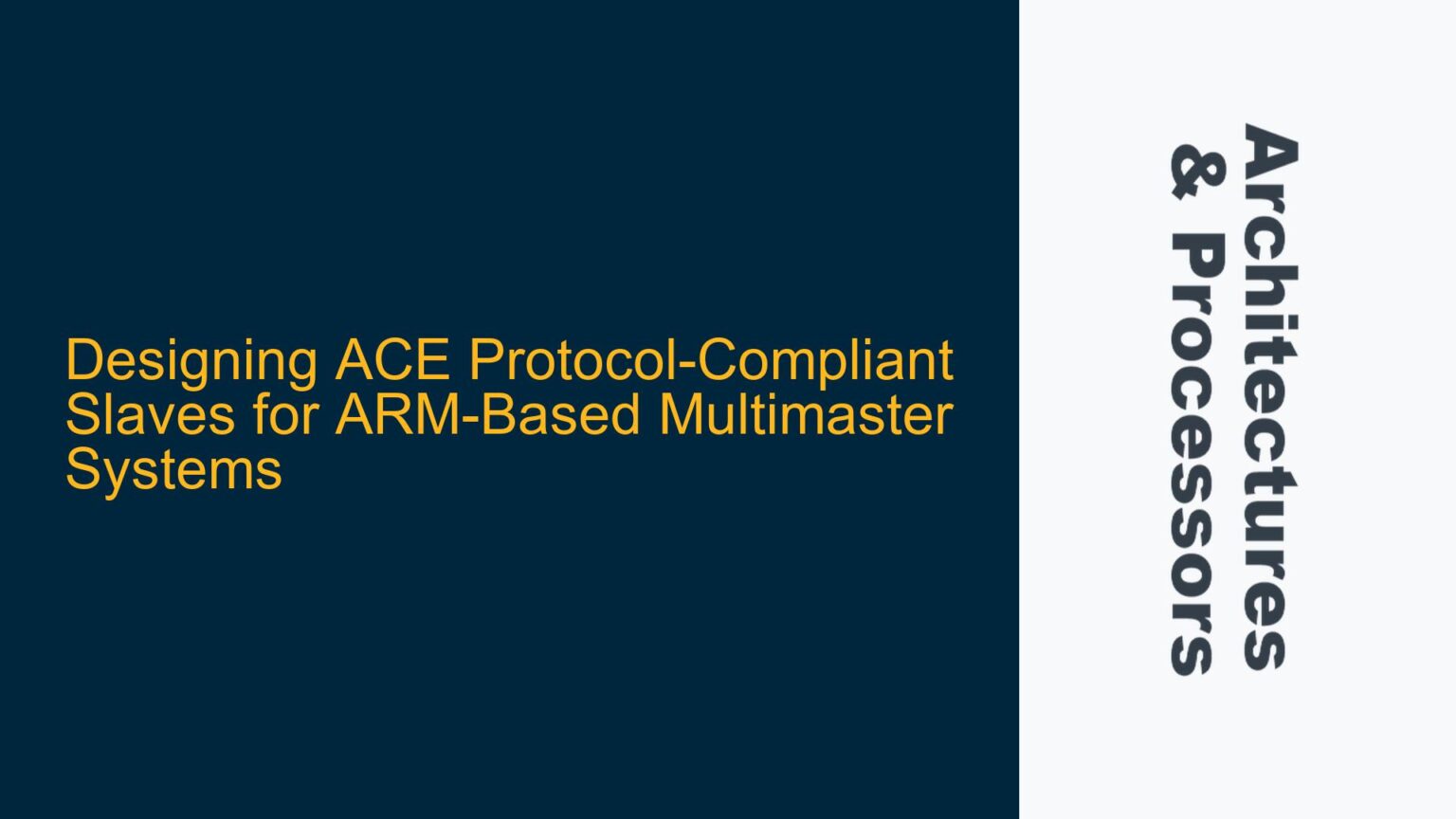 ARM Memory Mapping and Addressing in Embedded Systems - System on Chips
