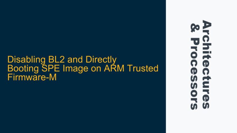Disabling BL2 and Directly Booting SPE Image on ARM Trusted Firmware-M