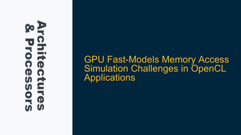 GPU Fast-Models Memory Access Simulation Challenges in OpenCL Applications