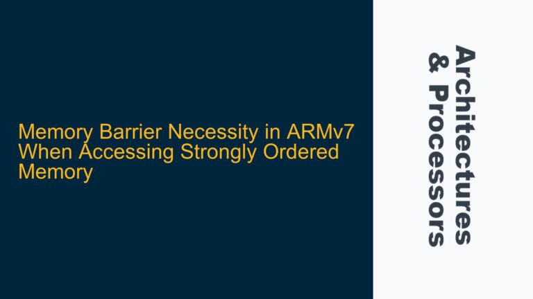 Memory Barrier Necessity in ARMv7 When Accessing Strongly Ordered Memory