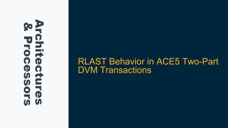 RLAST Behavior in ACE5 Two-Part DVM Transactions