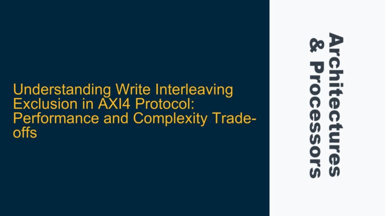 Write Interleaving Exclusion in AXI4 Protocol: Performance and Complexity Trade-offs